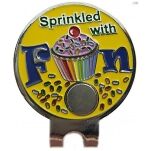Sprinkled with Fun hat clip