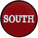 south golf ball marker