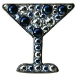 Swarovski Blue Martini ball marker